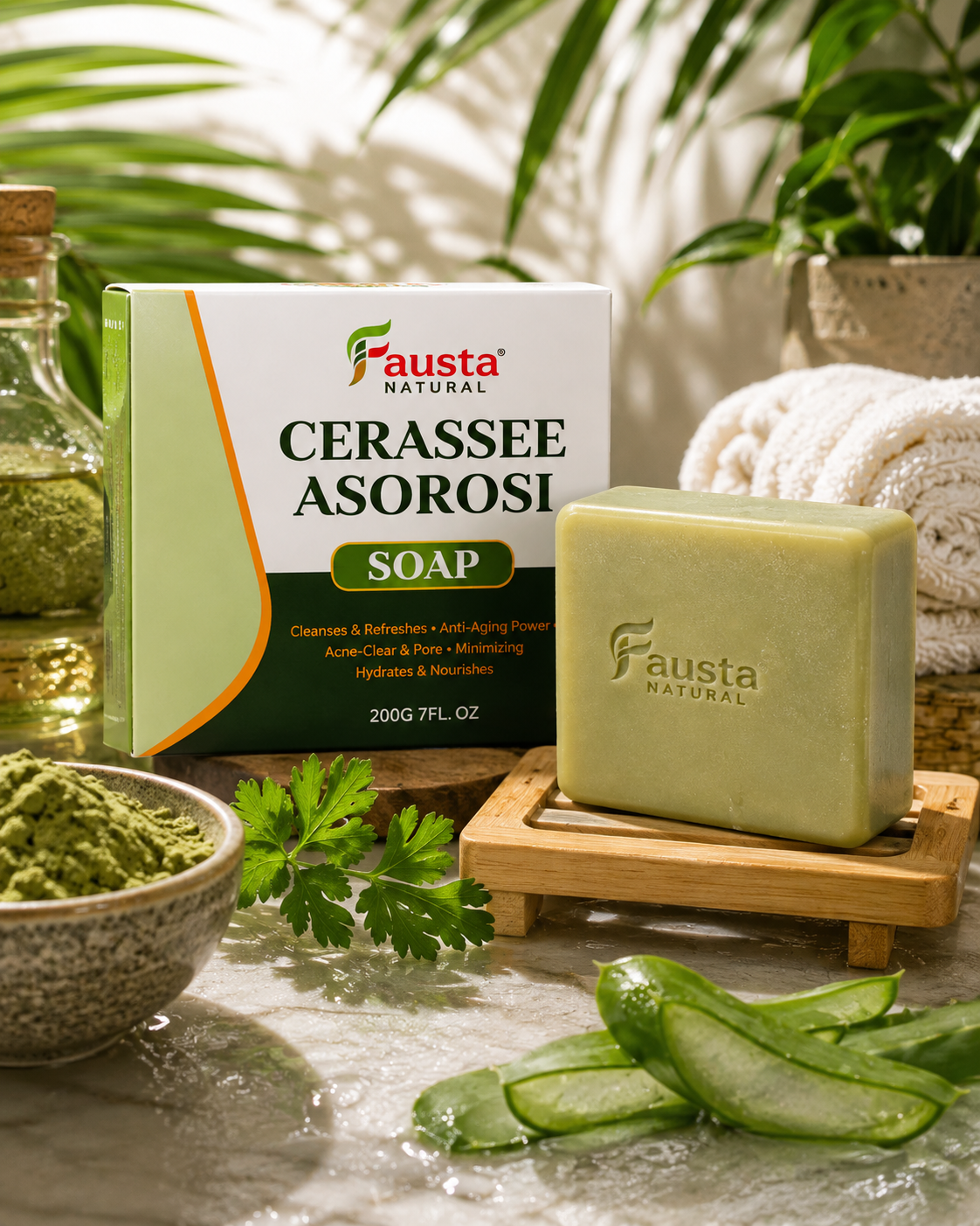 Fausta Naturel  Cerassee Asorosi Soap-200G