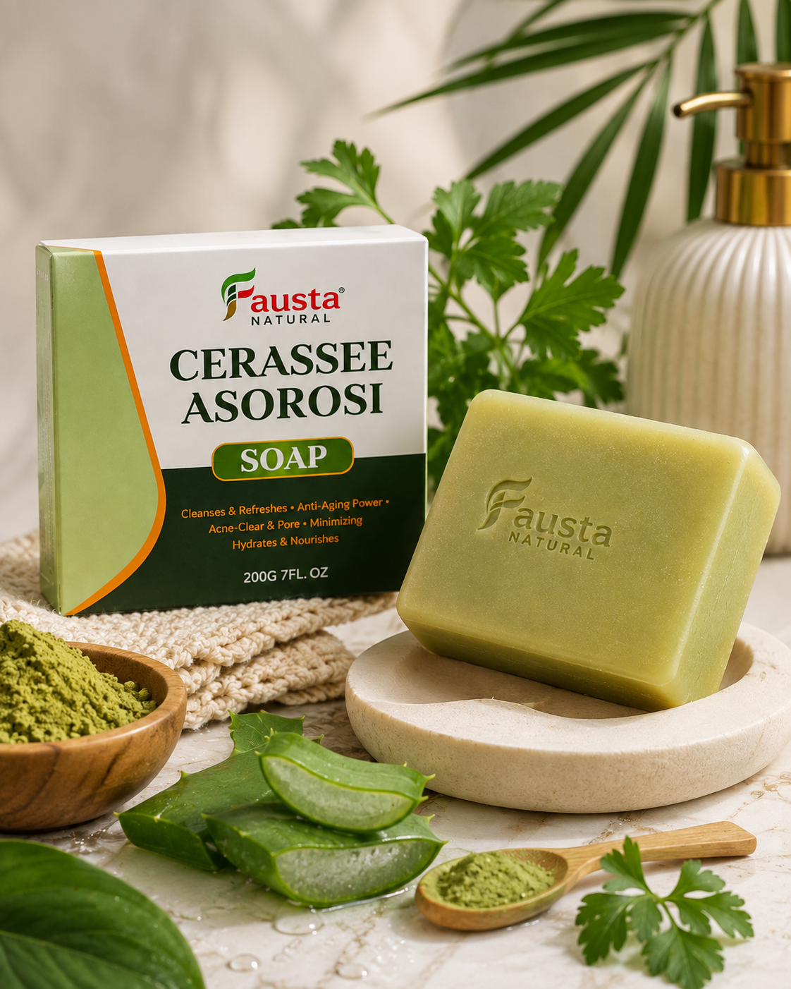 Fausta Naturel  Cerassee Asorosi Soap-200G