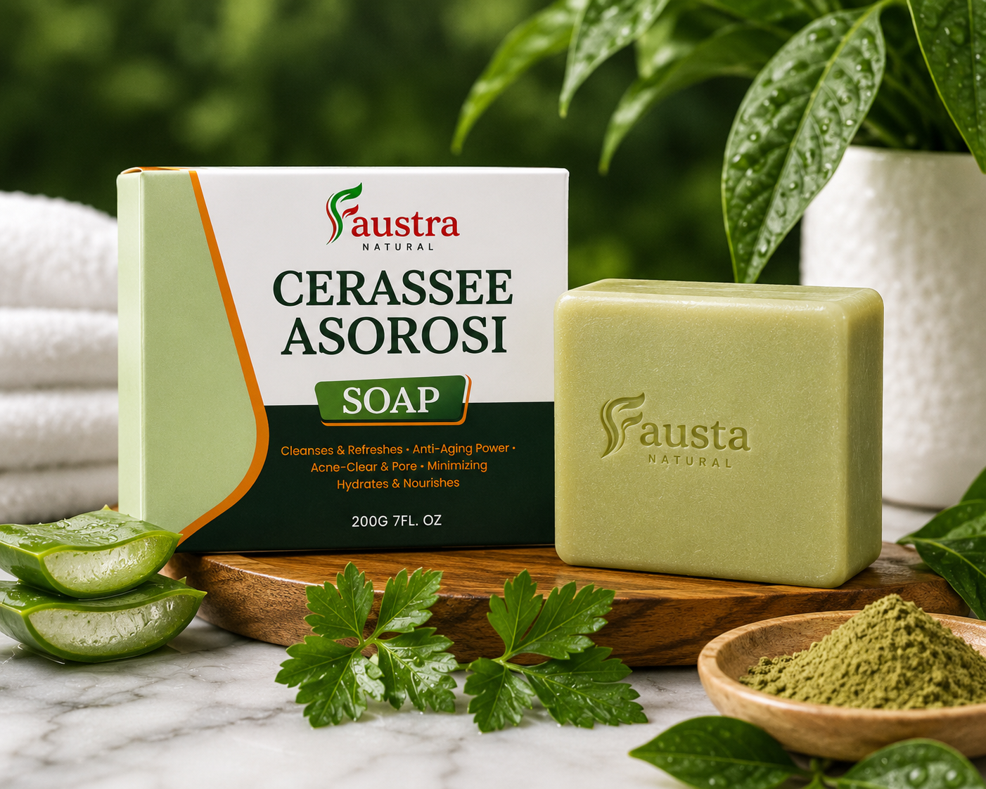 Fausta Naturel  Cerassee Asorosi Soap-200G